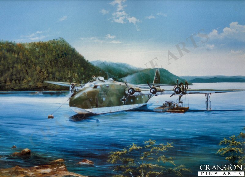 Blohm and Voss Bv222, Norway 1945 by Randall Wilson [Postcard]