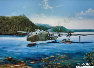 Blohm and Voss Bv222, Norway 1945 by Randall Wilson. [Postcard]