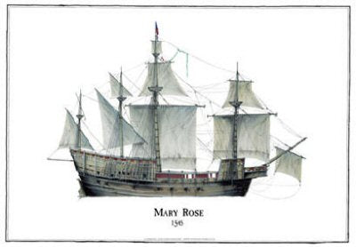 Mary Rose 1545 by Tony Fernandes. [print]
