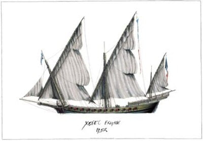 Xebec 1752 by Tony Fernandes. [print]