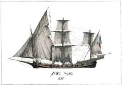 Xebec 1755 by Tony Fernandes. [print]