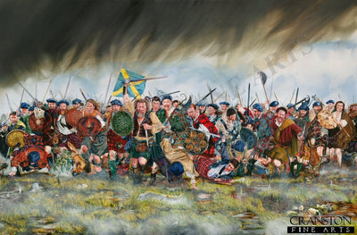 The Last Highland Charge by Richard Moore. [Original Painting]