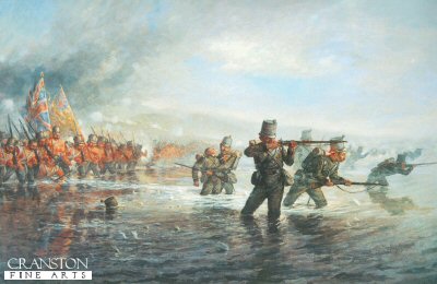 Fording the Alma by Lewis H. Johns (B) [print]