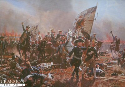 Frederick the Great  in the Battle of Zorndorf by Carl Rochling. (B) [print]