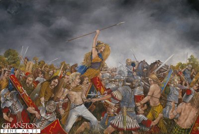 Ambush of the IX Legion by Brian Palmer [Original Painting]