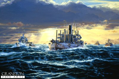 The Arctic Run  by Anthony Saunders. [Original Painting]