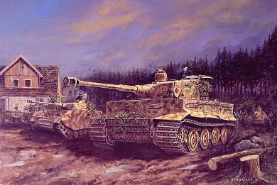 Kerscher's Defence of Neuhauser Forest by David Pentland. (H) [print]