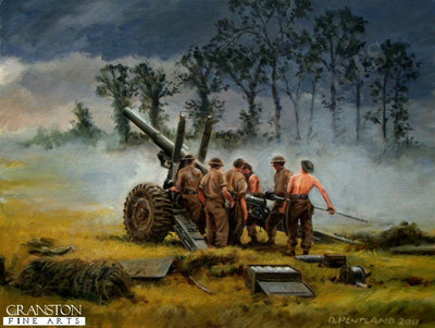 Heavy Artillery by David Pentland. [Original Painting]