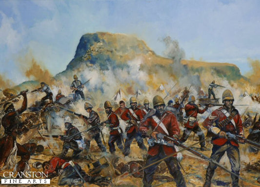 The Battle of Isandlwana by Jason Askew. [Postcard]