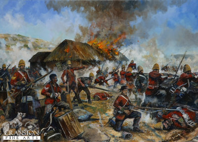 The Defence of Rorke&#39;s Drift by Jason Askew. [Postcard]