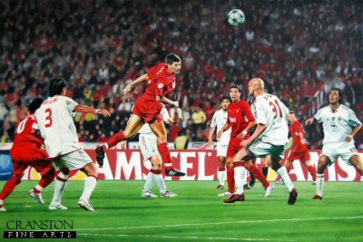 Liverpool Euro Final by Robert Highton. [Original Painting]
