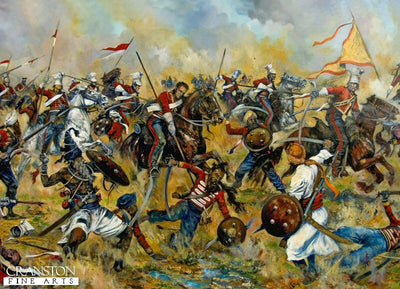 The Battle of Aliwal by Jason Askew. [Postcard]