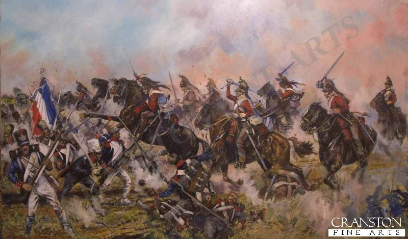 The Inniskillings at Waterloo by Jason Askew. [Original Painting]