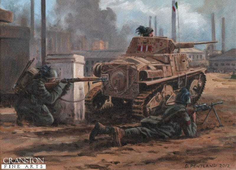 Defending the Don by David Pentland. [Postcard]