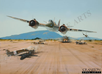 Raid on Borizo - Tribute to 272 Squadron by Ivan Berryman. [Postcard]