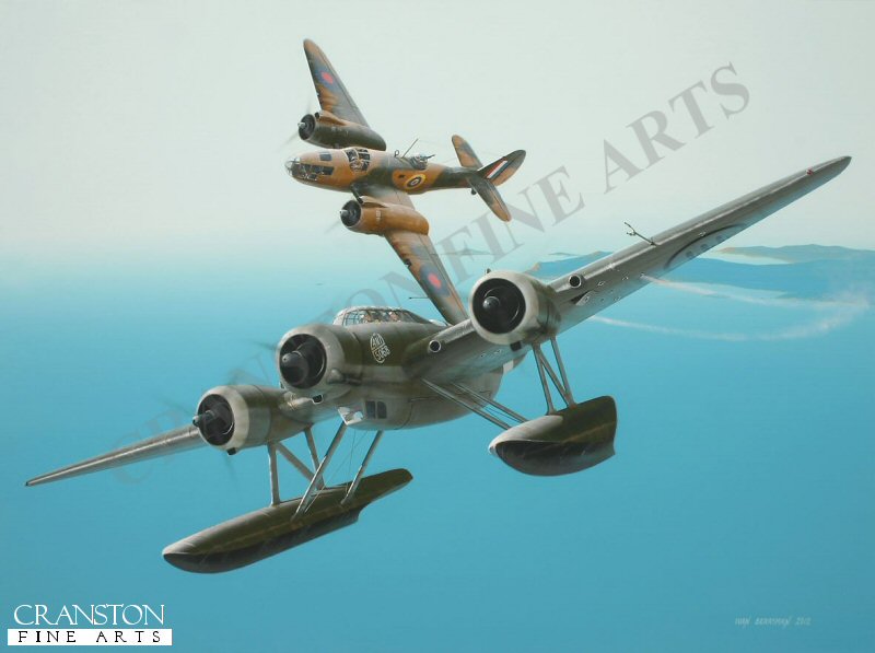 Tribute to Wing Commander Adrian Warburton by Ivan Berryman. [Original Painting]