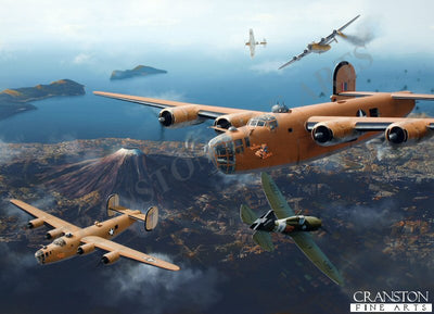 The Defence of Napoli by Ivan Berryman. [Postcard]