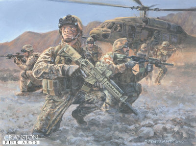 Extraction - Afghanistan 2011 by David Pentland. [Original Painting]