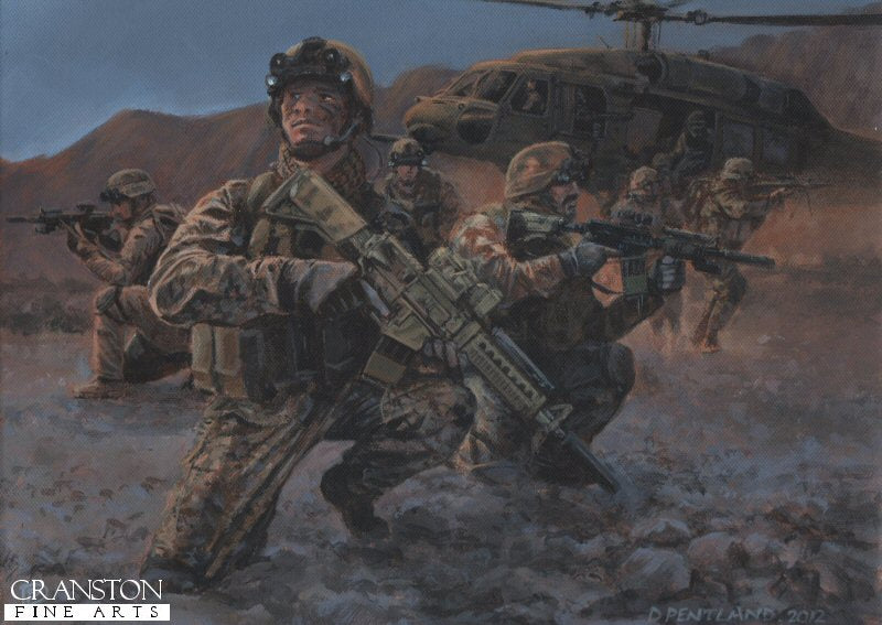 Extraction - Afghanistan 2011 by David Pentland.  [Postcard]