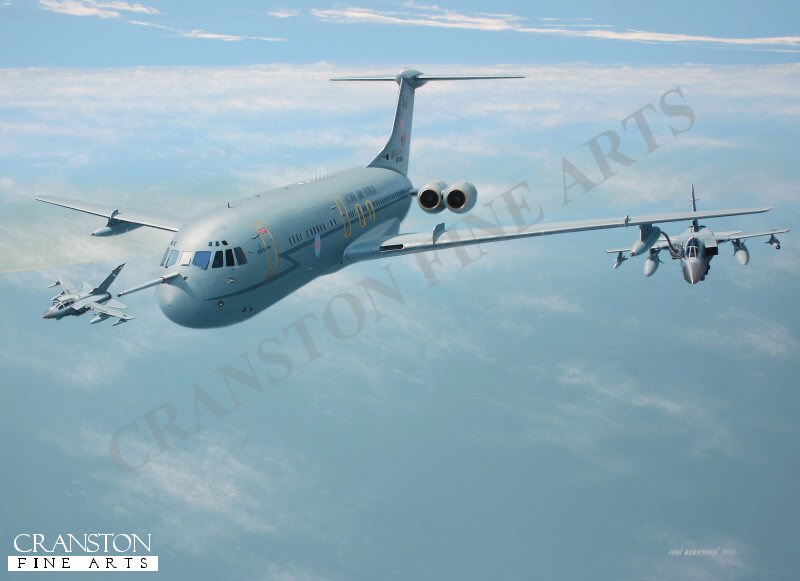 Tribute to the VC10 by Ivan Berryman. [Postcard]
