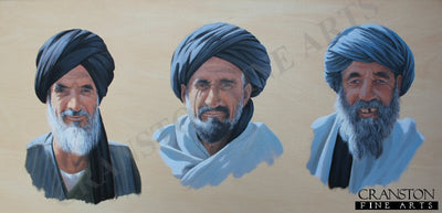 Helmand Faces by Graeme Lothian. [Original Painting]