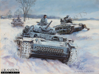 The Long Road to Kharkov by David Pentland. [Original Painting]