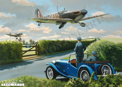 Tribute to No.610 Sqn by Ivan Berryman. [Postcard]