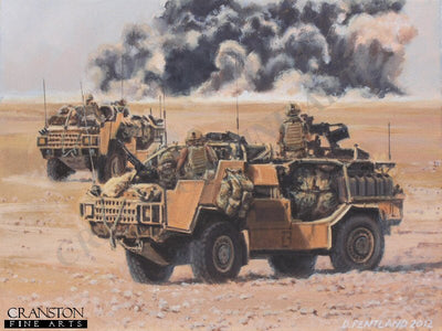 Shock and Awe by David Pentland. [Original Painting]