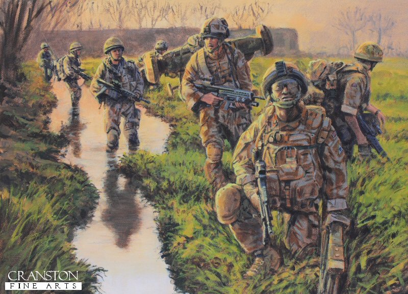 Green Zone Patrol by David Pentland. [Postcard]