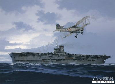 HMS Ark Royal III by Ivan Berryman. [Postcard]
