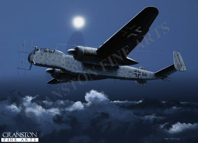 Menace - Heinkel 219A-7/R2 by Ivan Berryman. [Postcard]