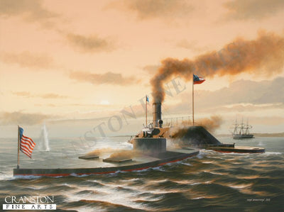 Battle of the Ironclads by Ivan Berryman. [print]
