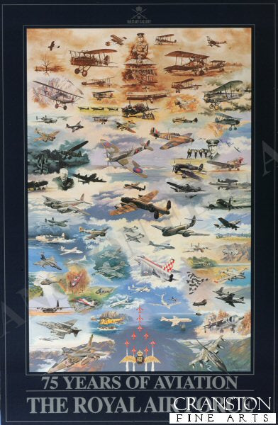 75 Years of Aviation - The Royal Air Force by Nicolas Trudgian. [print]