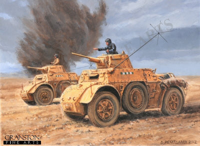 Enemy Ahead by David Pentland. [Original Painting]