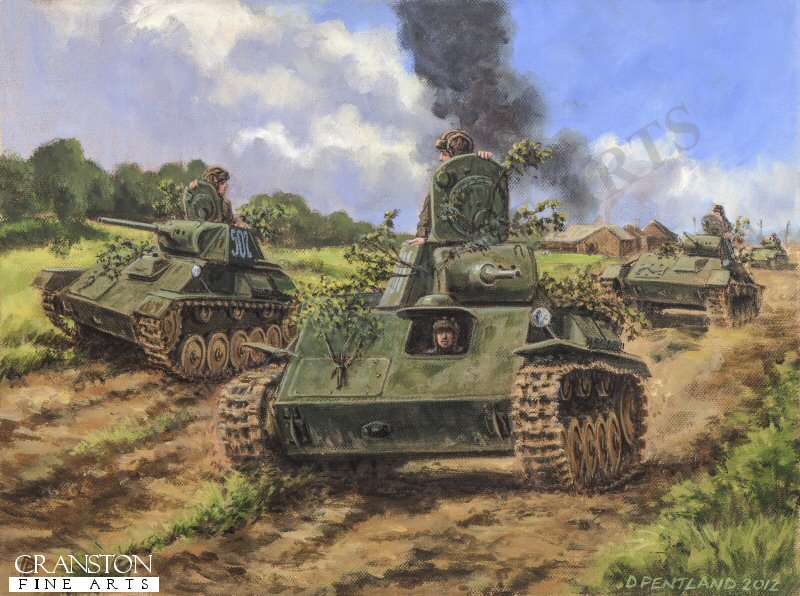 Looking for Trouble by David Pentland. [Original Painting]