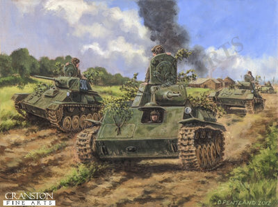 Looking for Trouble by David Pentland. [Original Painting]