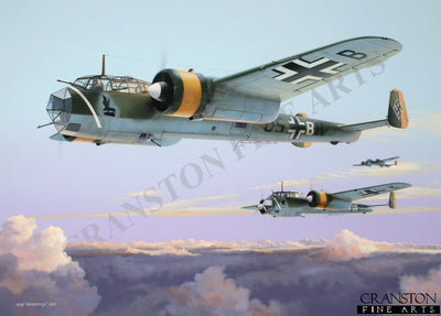 The Ubiquitous Raider - Dornier Do.17s of 1 Gruppe KG2 by Ivan Berryman. [Postcard]