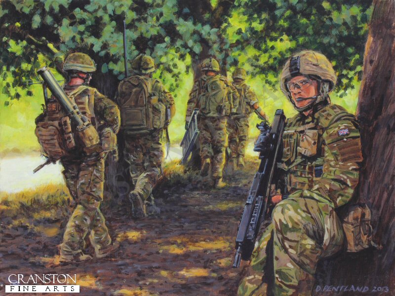 Helmand Patrol by David Pentland [Original Painting]