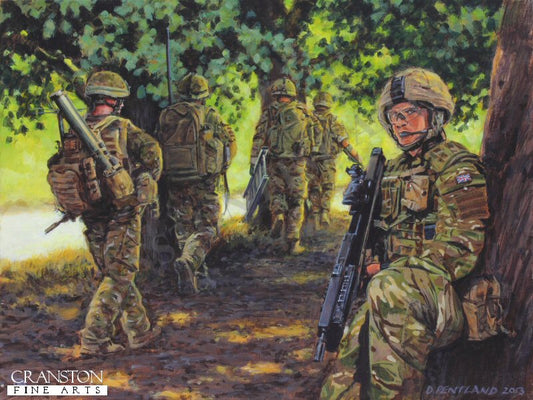 Helmand Patrol by David Pentland [Original Painting]