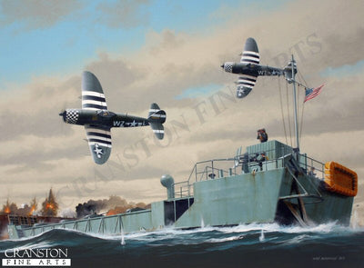 The Dash for the Beach by Ivan Berryman. [Original Painting]