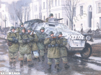 The Streets of Kharkov by David Pentland. [Original Painting]