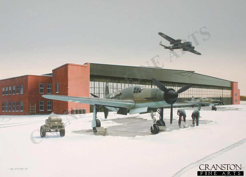 Snowbound at Oberpfaffenhoffen by Ivan Berryman. [Postcard]