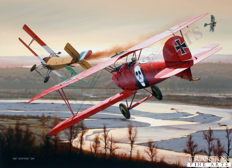 Duel Above the Piave by Ivan Berryman [Postcard]