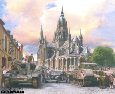 The Liberation of Bayeux by Simon Smith. [print]