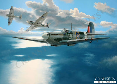 Tribute to Wing Commander Brendan &#39;Paddy&#39; Finucane by Ivan Berryman. [Postcard]