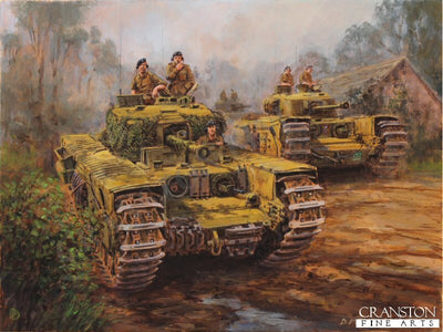 Mr Churchill&#39;s Tank by David Pentland. [Original Painting]