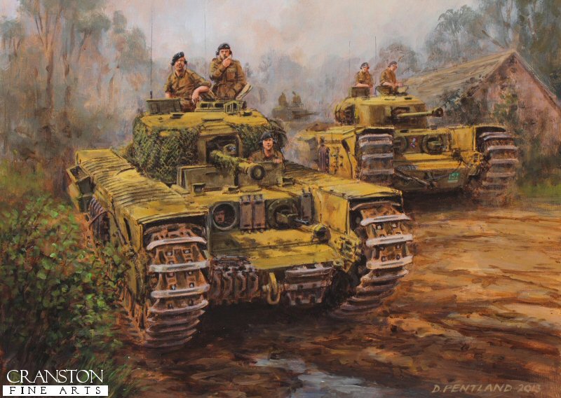 Mr Churchill&#39;s Tank by David Pentland. [Postcard]