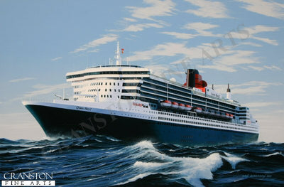 Queen Mary 2 - Queen of Them All by Ivan Berryman. [Original Painting]