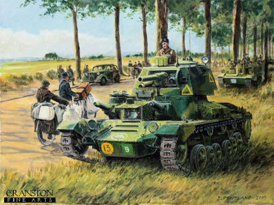 Last Stand at Calais by David Pentland. [Original Painting]