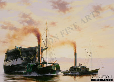 The Temeraire&#39;s Last Journey by Ivan Berryman. [Postcard]